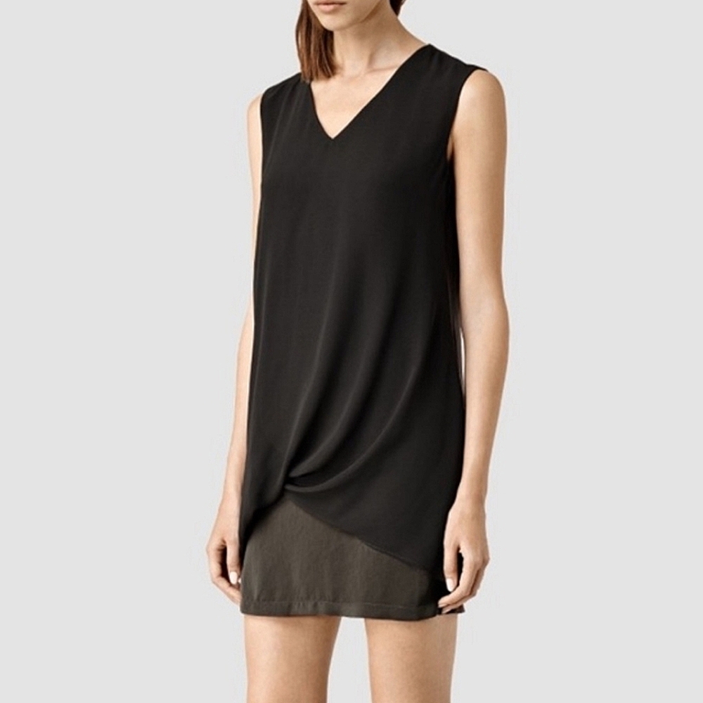 All Saints Nocturna Tunic Dress Size 2